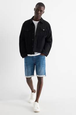 Korte spijkerbroek - Flex jog denim - LYCRA®