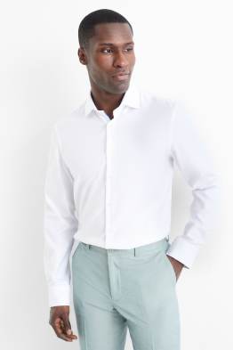 Business-overhemd - regular fit - cut away - strijkvrij