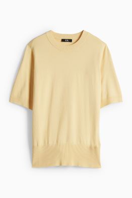 Gebreide trui - korte mouwen