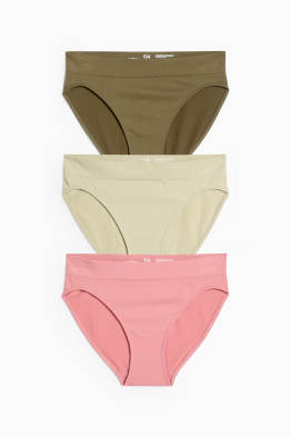 Multipack of 3 - briefs - seamless