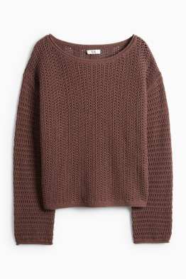 Maglione - tessuto tramato