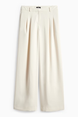 Business-broek - mid waist - straight leg