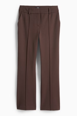 Pantalon - mid waist - flared