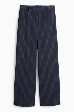 Pantalons formals - mid waist - relaxed fit - ratlla diplomàtica