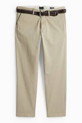 Chino mit Gürtel