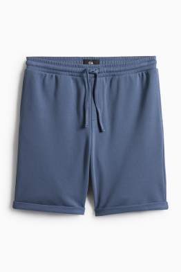 Teplákové šortky - strukturované