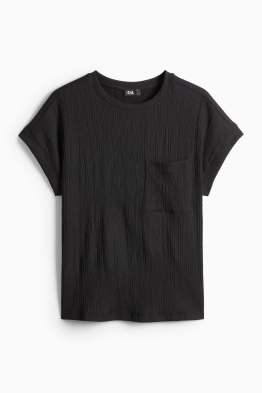 Tricou - relaxed fit - structurat