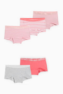 Multipack 5 ks - boxerky - s třpytivými efekty