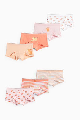 Multipack 7 perechi - leopard - boxeri - aspect lucios