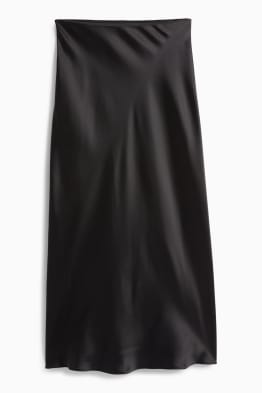 Saténová sukně