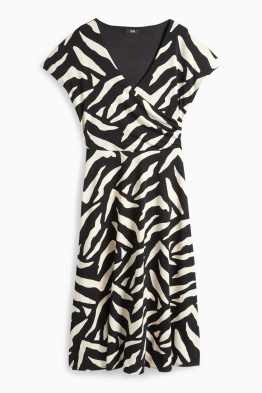 Šaty fit & flare - se vzorem