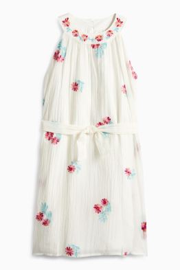 Floral - cheesecloth dress