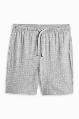 Shorts pigiama - a quadretti