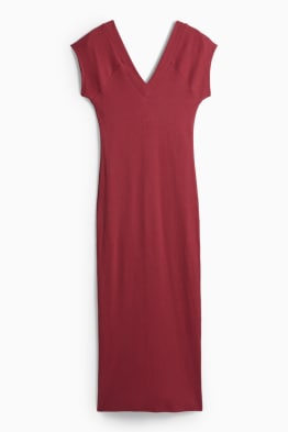 Bodycon-Kleid - gerippt