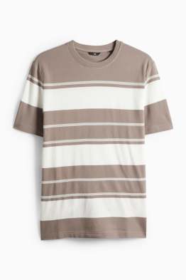 Samarreta de màniga curta - regular fit - de ratlles - texturada