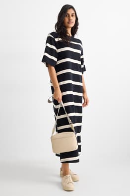 Taška přes rameno s odnímatelným popruhem - imitace kůže