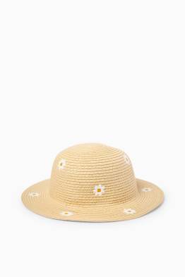 Gänseblümchen - Stroh-Hut