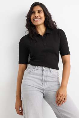 Polo - regular fit - de ratlles
