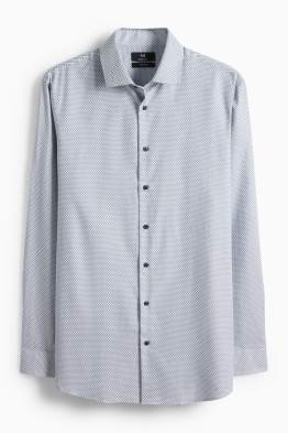 Camicia business - regular fit - collo all'italiana - facile da stirare - fantasia