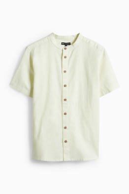 Chemisier avec teneur en lin