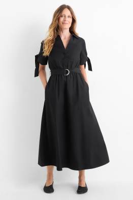 Rochie fit & flare cu curea