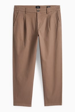 Chino - tapered fit - met structuur