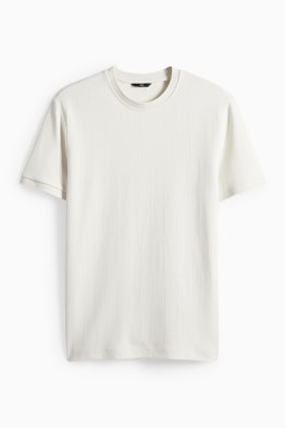 T-Shirt - Regular Fit - strukturiert