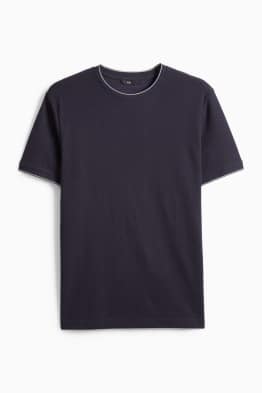 T-shirt - regular fit - met structuur