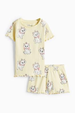 Aristochats - pyjashort - finition côtelée - 2 pièces