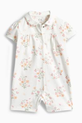 Květiny - pyžamo pro miminka