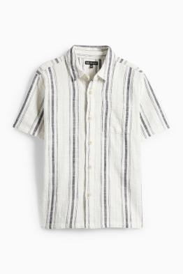 Hemd - gestreift - strukturiert