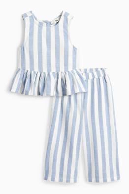 Set - top en pantalon - 2-delig - gestreept