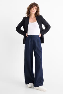 Jeans a gamba larga - vita alta