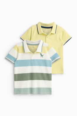 Multipack 2er - Dinosaurier - Poloshirt