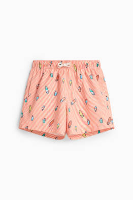 Léto - koupací šortky - pruhované