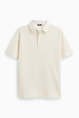 Tricou polo - regular fit - structurat