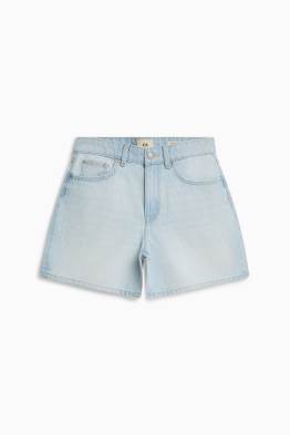 Szorty bermudy dżinsowe - średni stan