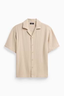 Camisa - relaxed fit - coll solapa