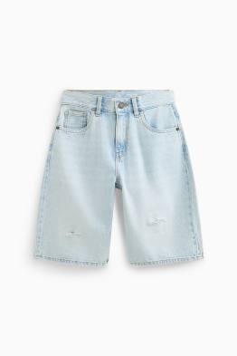 Bermudas en jean