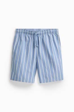 Pyjama-Shorts - gestreift