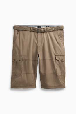 Cargo-Shorts mit Gürtel