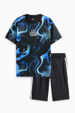 Set - Kurzarmshirt und Shorts - 2 teilig
