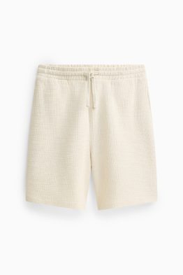 Sweatshorts - strukturiert