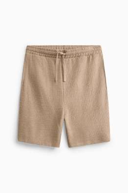 Sweatshorts - strukturiert