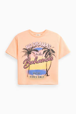 Bahamas - Kurzarmshirt mit Strasssteinen