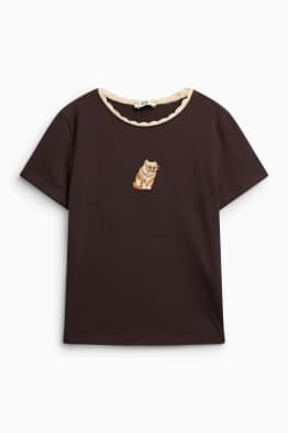 Tricou - slim fit - aspect 2 în 1