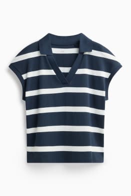 Tricou - slim fit - reiat - cu dungi