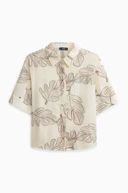 Hemdbluse - gemustert