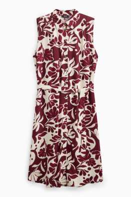 Viskose-Kleid - geblümt