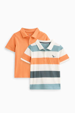 Multipack 2er - Dinosaurier - Poloshirt